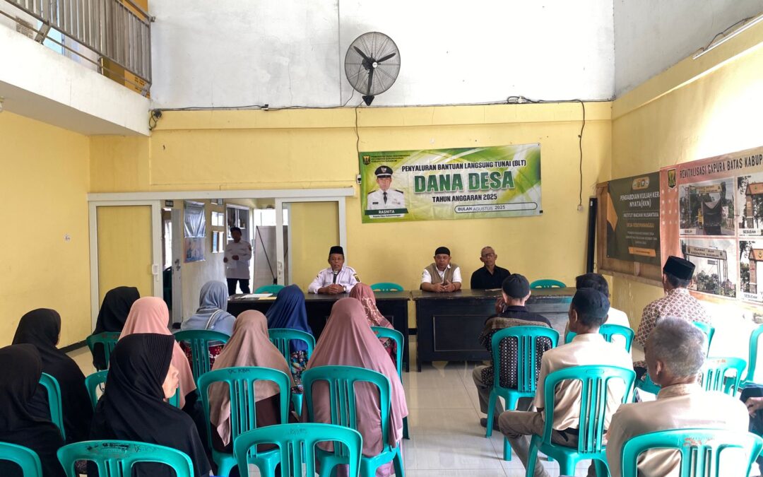 PENYALURAN BLT DANA DESA ALOKASI BULAN AGUSTUS 2025 DI DESA KEBONMANGGU BERJALAN LANCAR